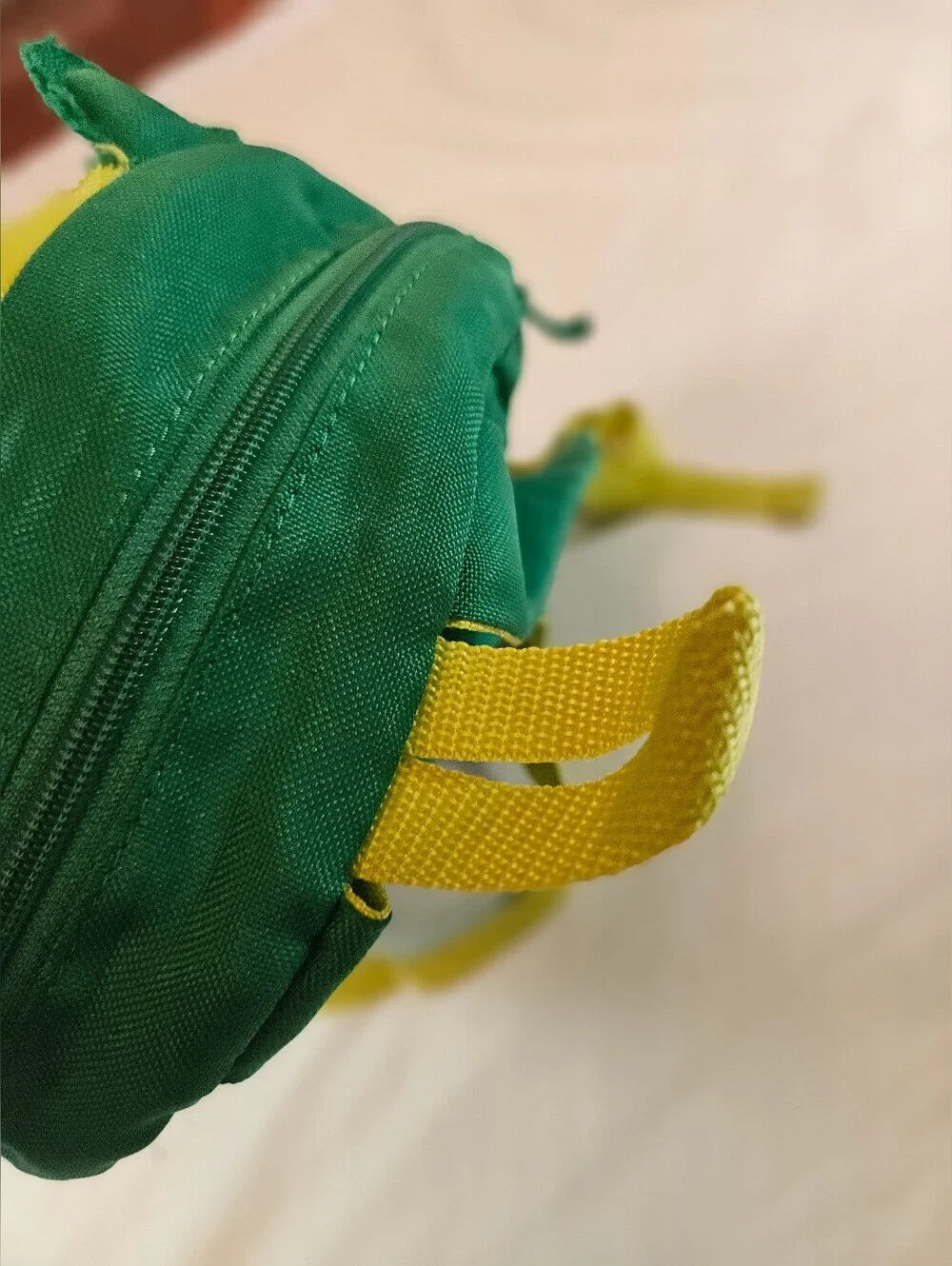 Old Navy Boys Green Dragon Zip Up Backpack With Adjustable Straps One Size